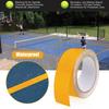 1 Roll Outdoor Pickleball Court Marking Tape Badminton Gym Limit Marking   Tape Sports Field Boundary Tape for Basketball Tennis Pickleball Court