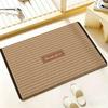 ins Plaids and Stripes Floor Mat Bedroom Living Room Flannel Door Mat Non-Slip Home Decor