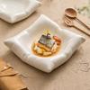 Керамическая тарелка, блюдо, креативный отель-ресторан, посуда, специальные квадратные блюда, тарелка для димсамов, тарелка для десертов