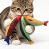 Игрушки для кошек Форма рыбы Игрушка с кошачьей мятой Устойчивая к жеванию Снимает скуку и беспокойство Игрушка для кошек Мягкая текстура Интерактивная игрушка для ухода за полостью рта питомца