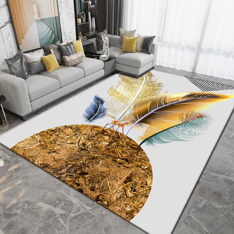 Ковер с принтом для гостиной, большой площади, противоскользящий ковер для спальни, прикроватное одеяло, аксессуары для домашнего декора