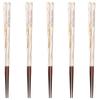 Happy Set of Made In PID4838 J-kitchens Chopsticks, 5, Material Wood, Chopsticks, Japan,