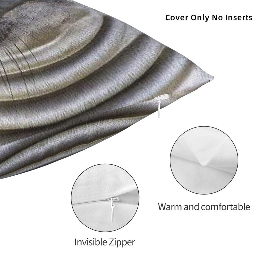 The Awkward Seal Square Pillowcase Polyester Linen Velvet Printed Zip Decor Throw Pillow Case Room Cushion Cover 45X45