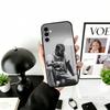 D-Drake S-Style Views Phone Case Black Silicone Soft For Samsung Galaxy A73,A72,A71,A70,A53,A52,A51