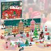 Building Christmas Block Blind Box Book Assembly Toy Puzzle Santa Xmas Gift