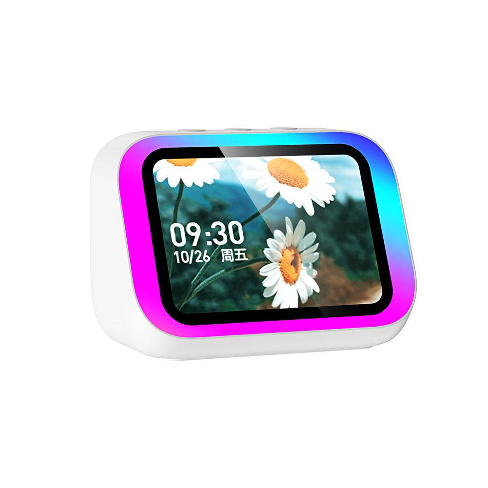 Умный будильник с Bluetooth-динамиком и цветным дисплеем - Управление через приложение: погода, ночник, фоторамка, истории для сна