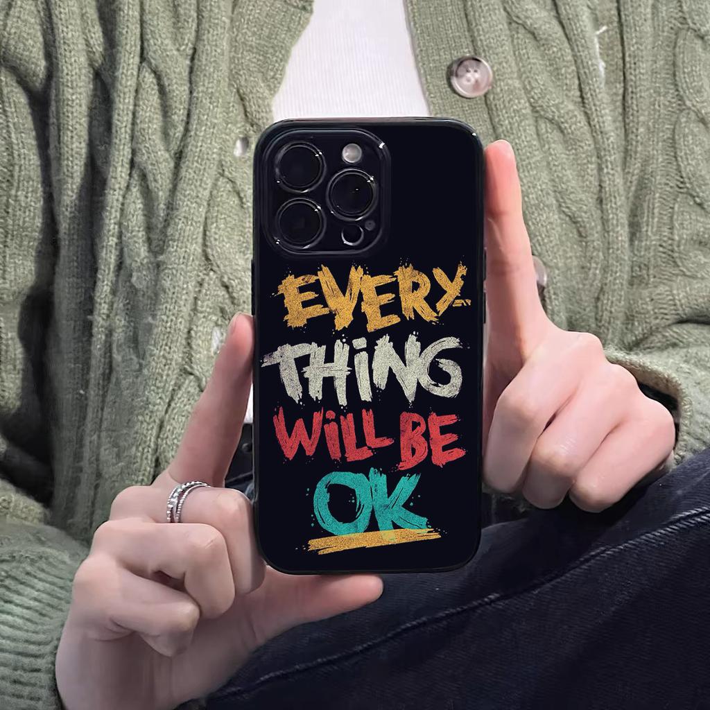 Inspirational English for IPhone17promax for Apple 16 Mobile Phone Case 15 New Style 14pro Cute 13