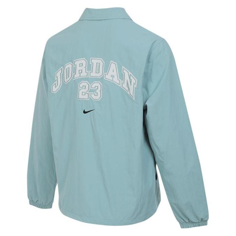 Nike Jordan Логотип MVP Спортивная Удобная Модная Куртка с Длинным Рукавом Мужская Куртка Небесно-Голубая HF9354-309