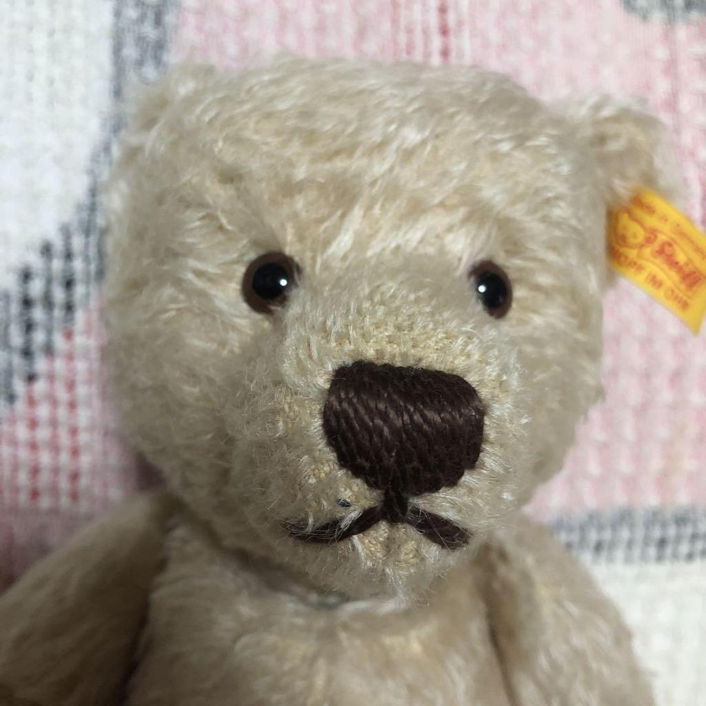 [USED] Steiff Classic Teddy Bear, Light Beige, 30cm, Pre-owned
