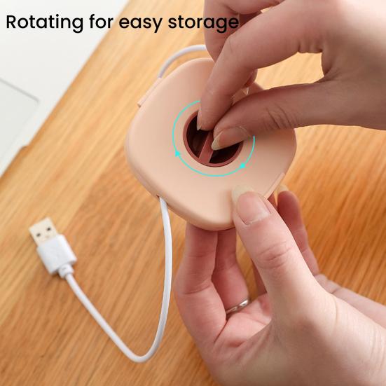 1/3 шт. Кабелеукладчик из АБС-пластика, Органайзер для кабелей, Зарядные кабели, Наушники, USB-кабели для передачи данных, Выдвижной, Не запутывающийся, Коробка для хранения шнуров