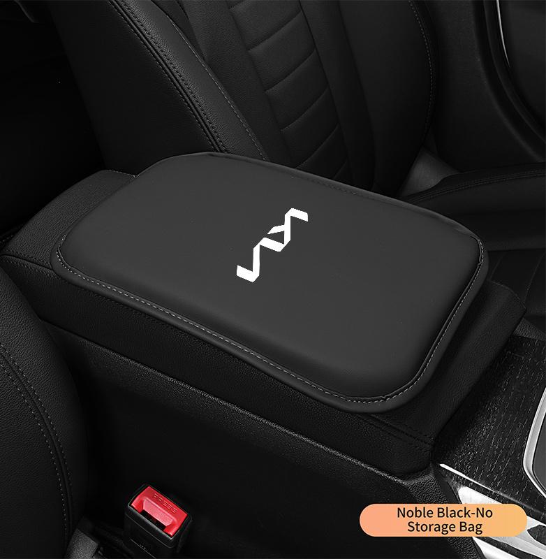 Leather Car Armrest Cushion Storage Box Cover Pad For KIA Rio Ceed Sportage Cerato Soul Sorento Picanto Optima AccessoriesWE5