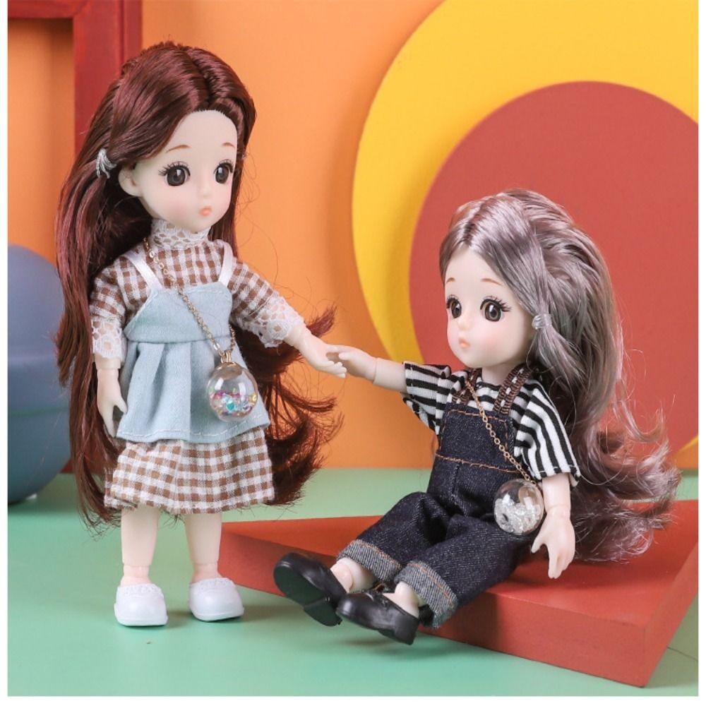 Одеваем куклы BJD 13 подвижных суставов Съемные суставы Кукла Имитация глаз Шарнир Кукла Девочки Подарки
