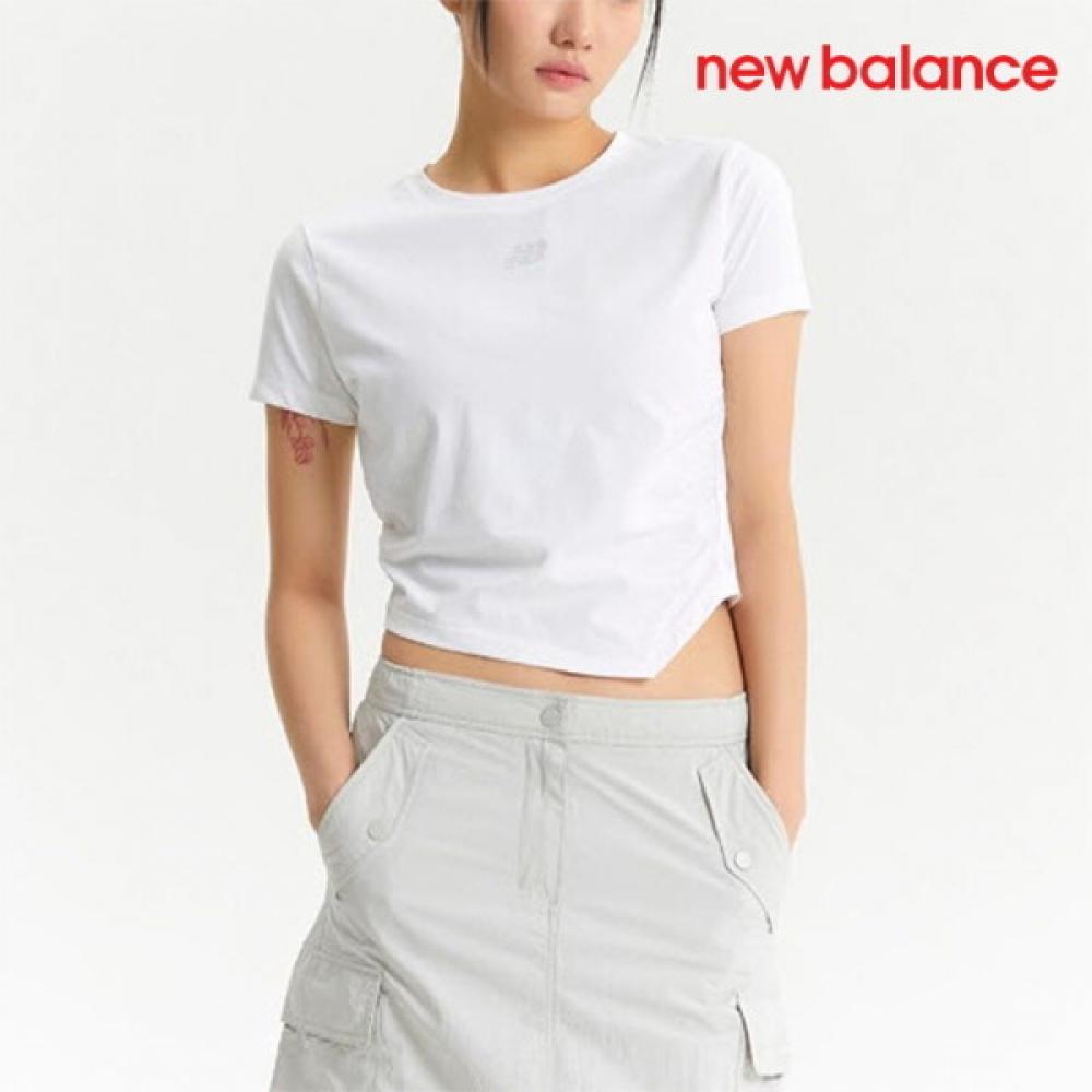 New Balance Футболка с коротким рукавом E8 Nbnee2W442 10 Вт Футболка с коротким рукавом Frozen Shirring Sl