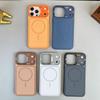 Жидкий чехол для телефона с магнитом, ощущением мягкой кожи, для iPhone 11 12 13 14 15 16 17 Pro Max, для беспроводной зарядки Magsafe, противоударная крышка