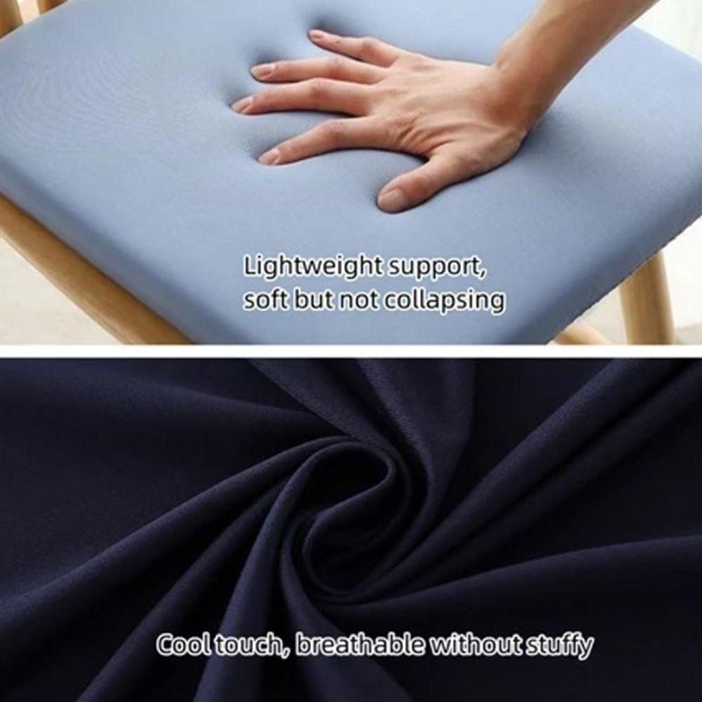 Memory Foam Seat Cushion Ultra Soft Waist Cushion for Long Sitting Lumbar Support Pain Relief
