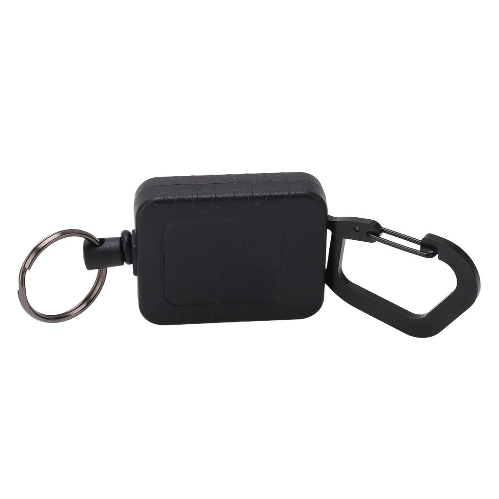 Выдвижной брелок для ключей, пластиковый значок, катушка, алюминиевый сплав, защита от кражи, защита от потери, портативный держатель для ключей