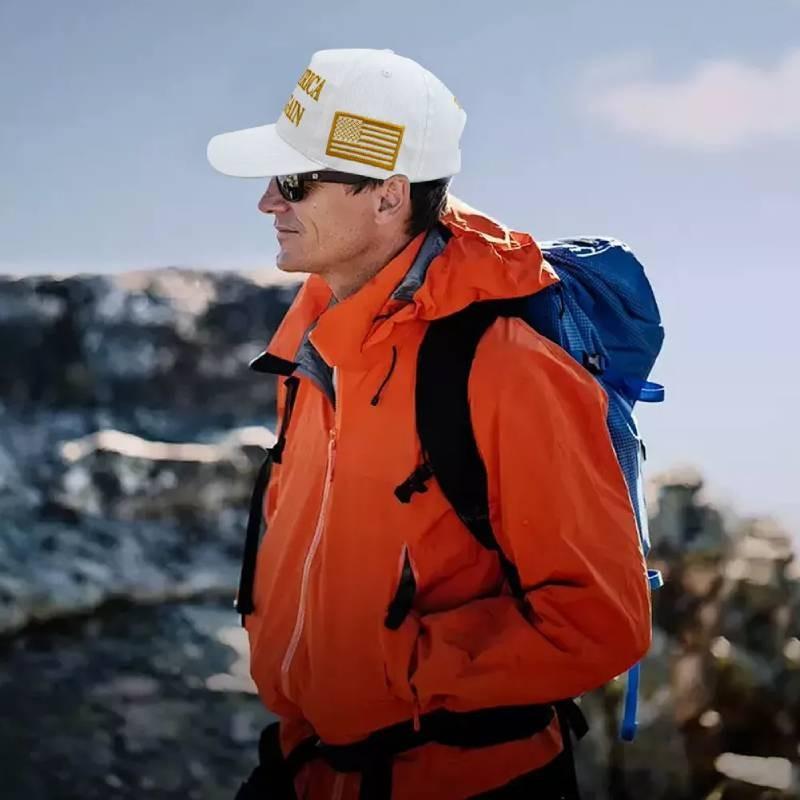 Трендовая бейсболка Make America Great Again классического красного цвета для летней моды