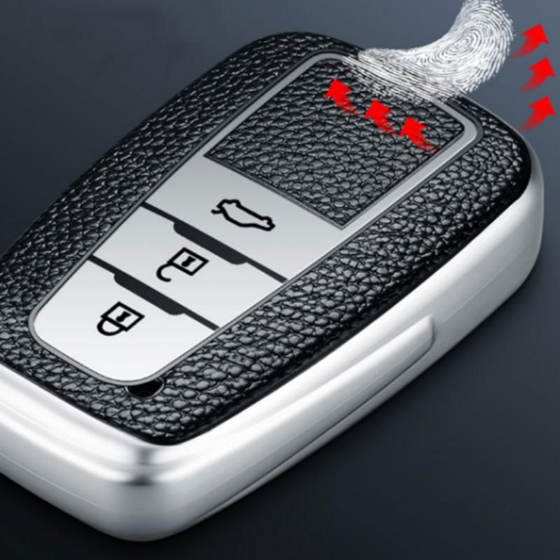 Кожаный чехол для ключей из ТПУ для Toyota Camry Prado CHR Prius Corolla RAV4 Corolla Yaris RAV4 Highlander, держатель дистанционного брелока