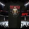 2026 Лето UFC Жорж Сен-Пьер Боевая Графическая Футболка Женская Спортивная Хлопковая С Коротким Рукавом Свободная Повседневная Футболка для Фитнеса Унисекс