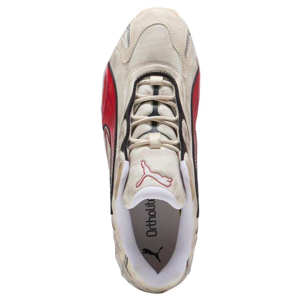 Puma Inhale Distressed Унисекс Альпийский Снег На Все Времена Красный Низкие Повседневные Кроссовки 404532-02