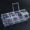 Convenient Seasoning Container 4 Compartment Condiment Storage Box Transparent Spices Container Organization Tool