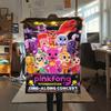 1 шт. Фланелевое одеяло с принтом Pinkfong, Высококачественное, Удобное для всех сезонов, Декор для дома, Тепло и комфорт, Идеально для рождественских подарков112