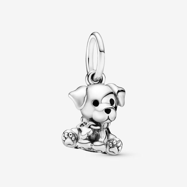 925 Sterling Silver Charms Beads Original Poodle Bulldog Dog Pendant Charm Fit Fashion Bracelet Necklace Diy Jewelry for Women
