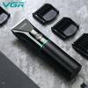 VGR V-661 Новая машинка для стрижки волос с металлическим корпусом, триммер для волос для домашнего использования, режущая насадка, долгий срок службы батареи, машинка для стрижки с масляной головкой, электрическая бритва для дома