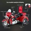1/9 Harley Davidson TRI GLIDE ULTRA Luxury Tricycle Alloy Diecast Model Motorcycle Sound & Light Collection Decoration Gift BOX