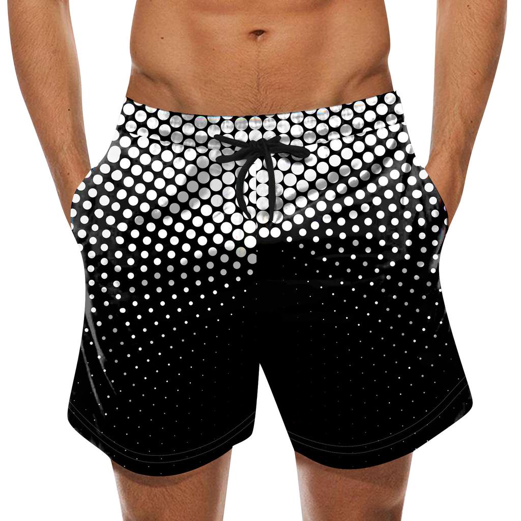 Fashion Men's Strapped Hawaiian Beach Fit Sport Casual Shorts Pants