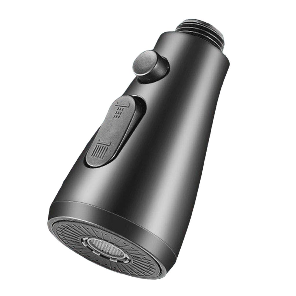 Universal Pull Out Faucet Non-Slip Basin Sprayer Nozzle Water Saving Aerator Faucet Extender Kitchen Spare Replacement Tap