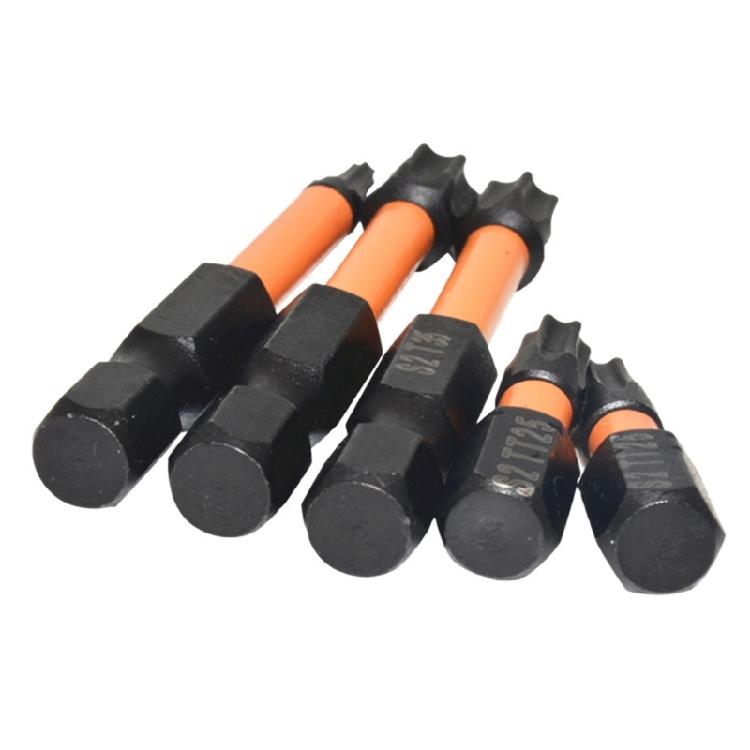 Набор бит Torx из 26 шт. 1/4 дюйма Набор бит для отвертки Torx Ударный Магнитный Шестигранный