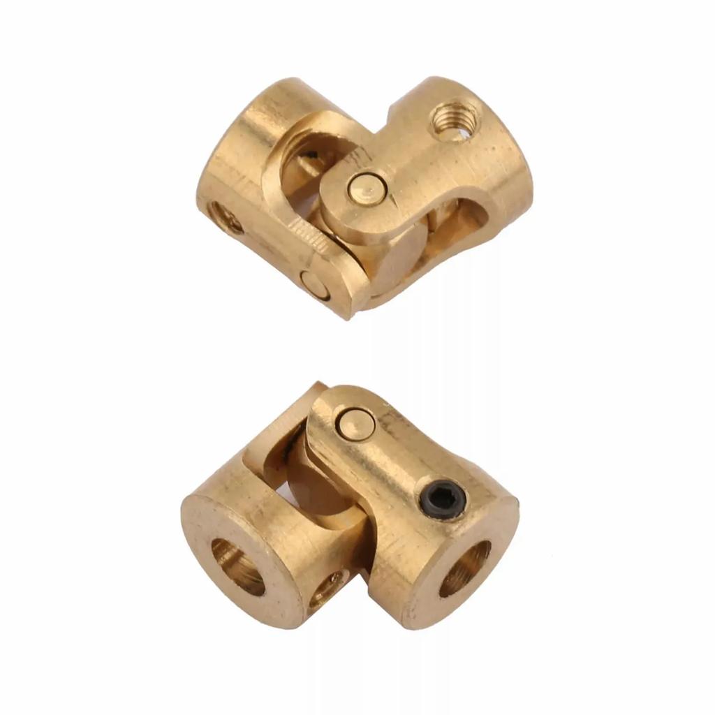 10pcs 3mm*3mm Brass Motor Shaft Gimbal Connector RC Boat Car Metal Universal Joint Coupling Cardan Joint