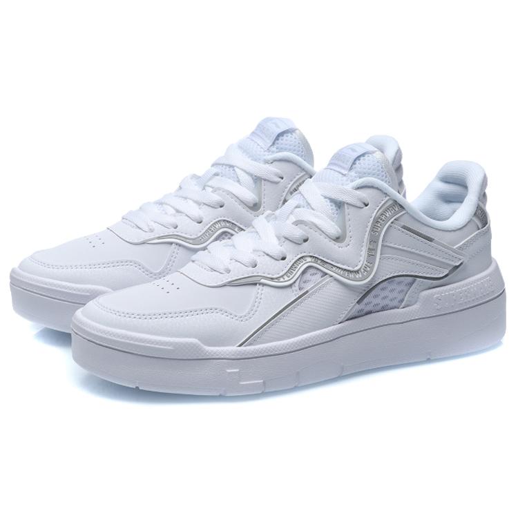 Li Ning Wave Spwv Lite Нескользящие, Износостойкие, Легкие, Дышащие Низкие Скейтбордические Кроссовки Женские AGCR048-1