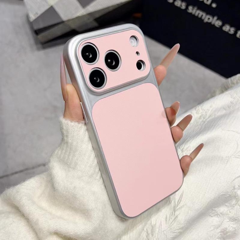 Чехол для iPhone17 Pro Max с текстурой деловой кожи, с окном для быстрой смены и полным покрытием, совместим с Apple 16.