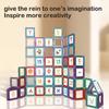 Magnetic Sheet Building Block Magnetic Sheet Digital English Scene Set Children'S Educational Toys
