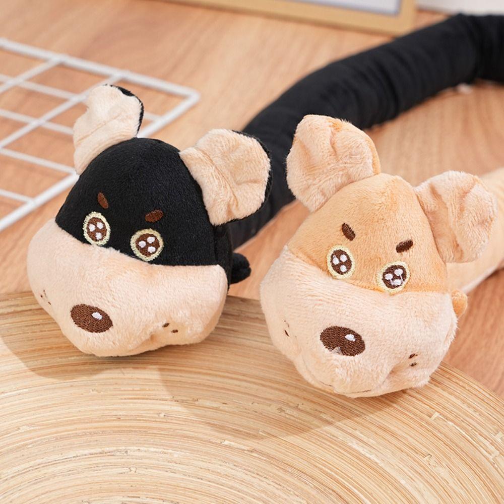 Pet Supplies Sausage Dog Squeaky Dog Cartoon Bite-resistant Sound-making Wear-resistant Creative Pet Chew Gift