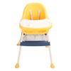 Baby High Chair Portable Convertible Adjustable Height Versatile Non Skid for Toddler Dinning