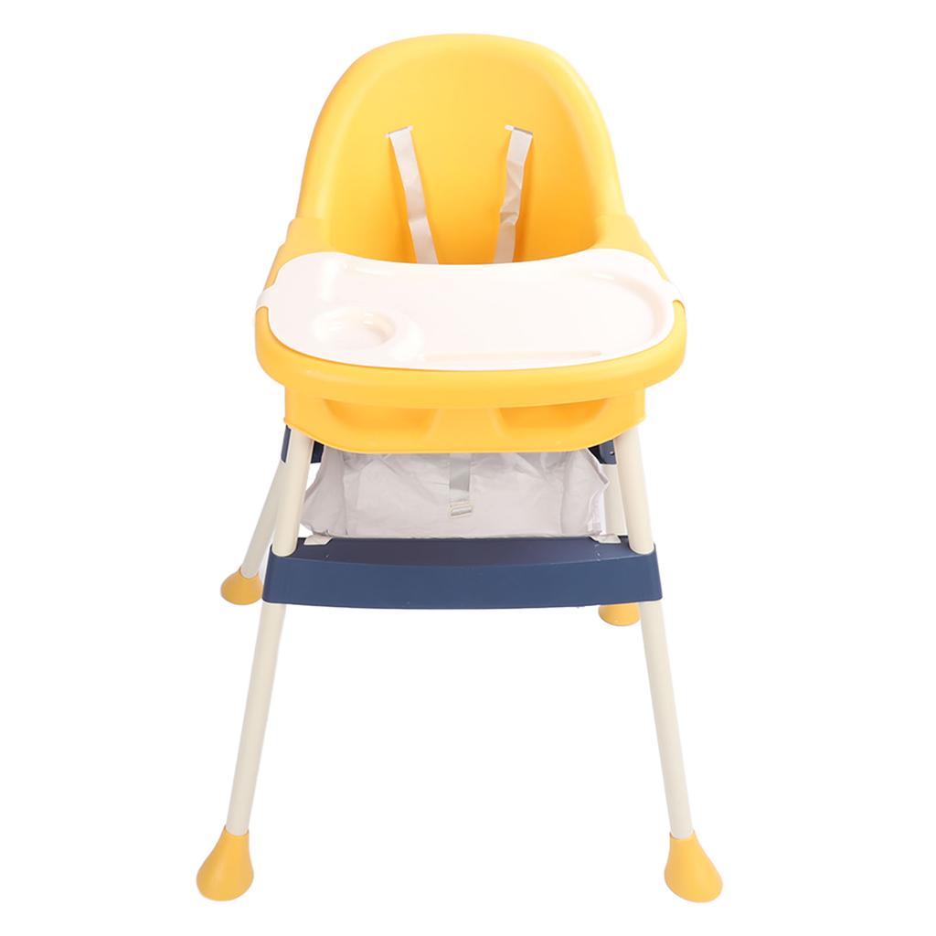 Baby High Chair Portable Convertible Adjustable Height Versatile Non Skid for Toddler Dinning