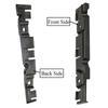 Front Bumper Support Mount Bracket Driver and Passenger Side for Fiat 500 Turbo 2013 2014 2015 2016 68074194AB 68074195AB