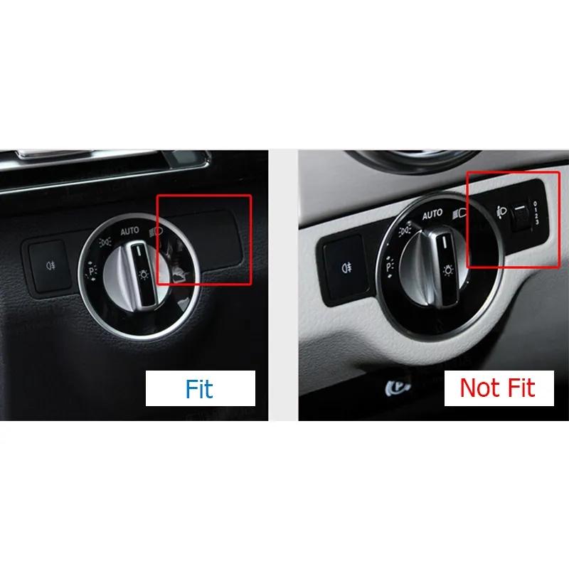 Кнопка регулировки фар автомобиля, декоративная накладка для Mercedes Benz A W176 B W246 C W204 E W212 E350 GLK X204 GL