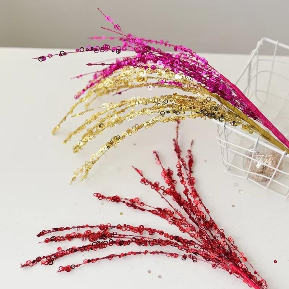 Sequin Glitter Artificial Plant Decoration Party Decoration Supplies Xmas Tree Decoration