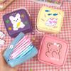 Cat Bunny Bear Rabbits Waterproof Cosmetic Bag Sanitary Napkin Bag Lipstick Pouch Coin Purse