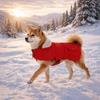 Adjustable Winter Dog Coat Fleece Lining Dog Thermal Clothing Warm Pet Apparel  Winter Season