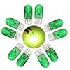 10Pcs Green T10 501 W5W 3W Cars Auto Vehicle Truck SUV Dashboard Dash Panel Gauge Lights Bulbs Interior Accessories Universal Bulbs 7