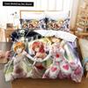 3D Printed Anime Kawaii Girs Love Live! Bedding Set Single Twin Full Queen King Size Bed Set Adult Kid Bedroom Duvetcover Sets