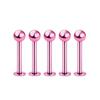 5Pcs Stainless Steel Lip Stud Eyebrow Stud Nose Stud Ear Stud Piercing Jewelry Body Piercing Jewelry