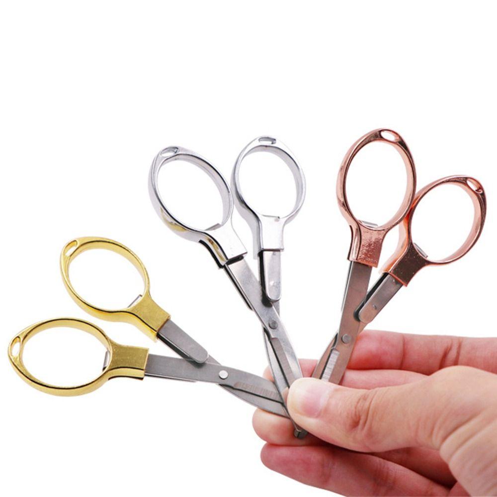 Portable Folding Scissors Folding Sewing Scissors High Quality Needlework Scissors School Office