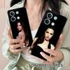 Матовый ТПУ чехол для мобильного телефона с принтом Анжелины Джоли для Xiaomi Redmi Note 14 13 12 11 S Pro Plus 4G 5G Разноцветная защитная крышка