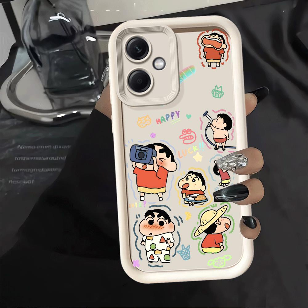 Phone Cover Case for Xiaomi Redmi Note 14 Pro Plus 10 A1 A2 A3 A4 11 11s 13C Note 13 12s 12 14C 12C Colorful Crayon Shin Chan
